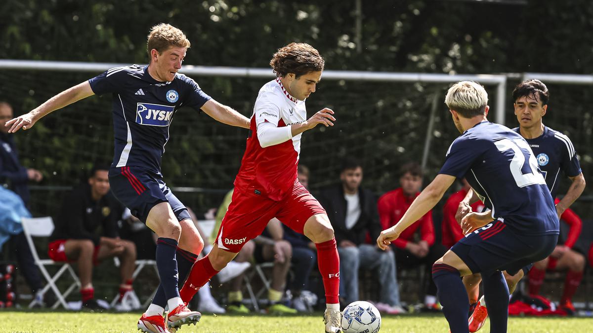 Miguel Rodríguez, en su estreno con el Utrecht.