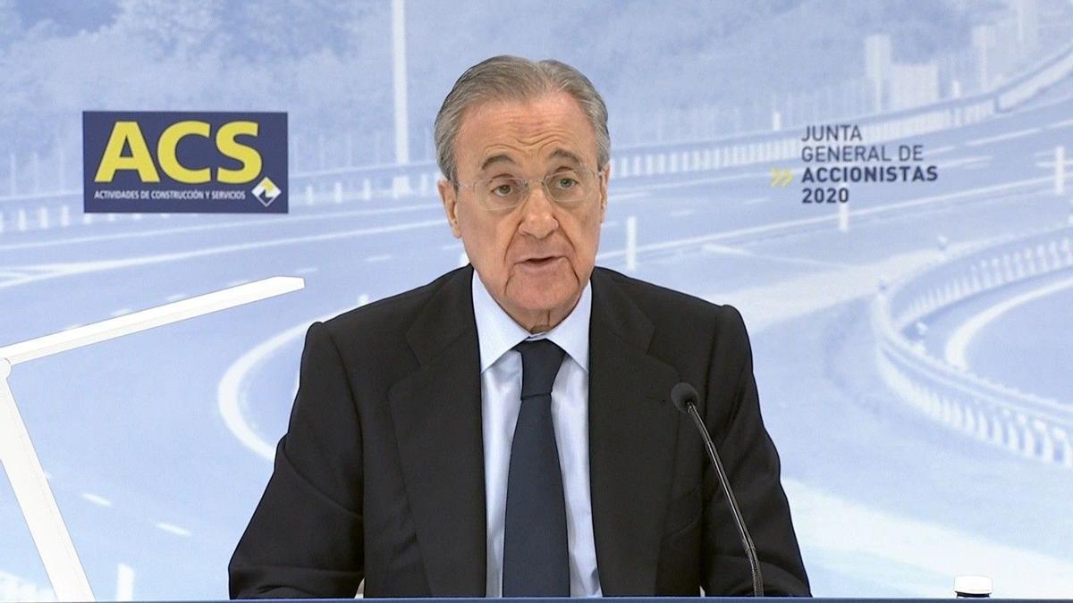 Florentino Pérez, presidente del Real Madrid.