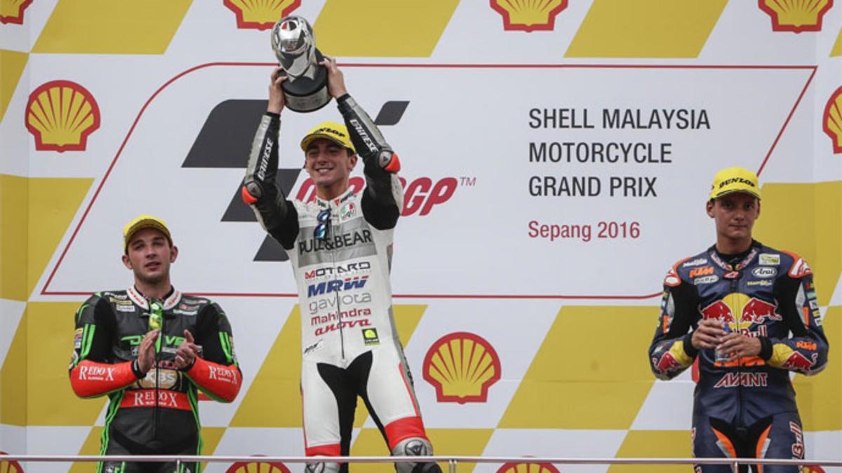 Bagnaia se impuso en Moto3