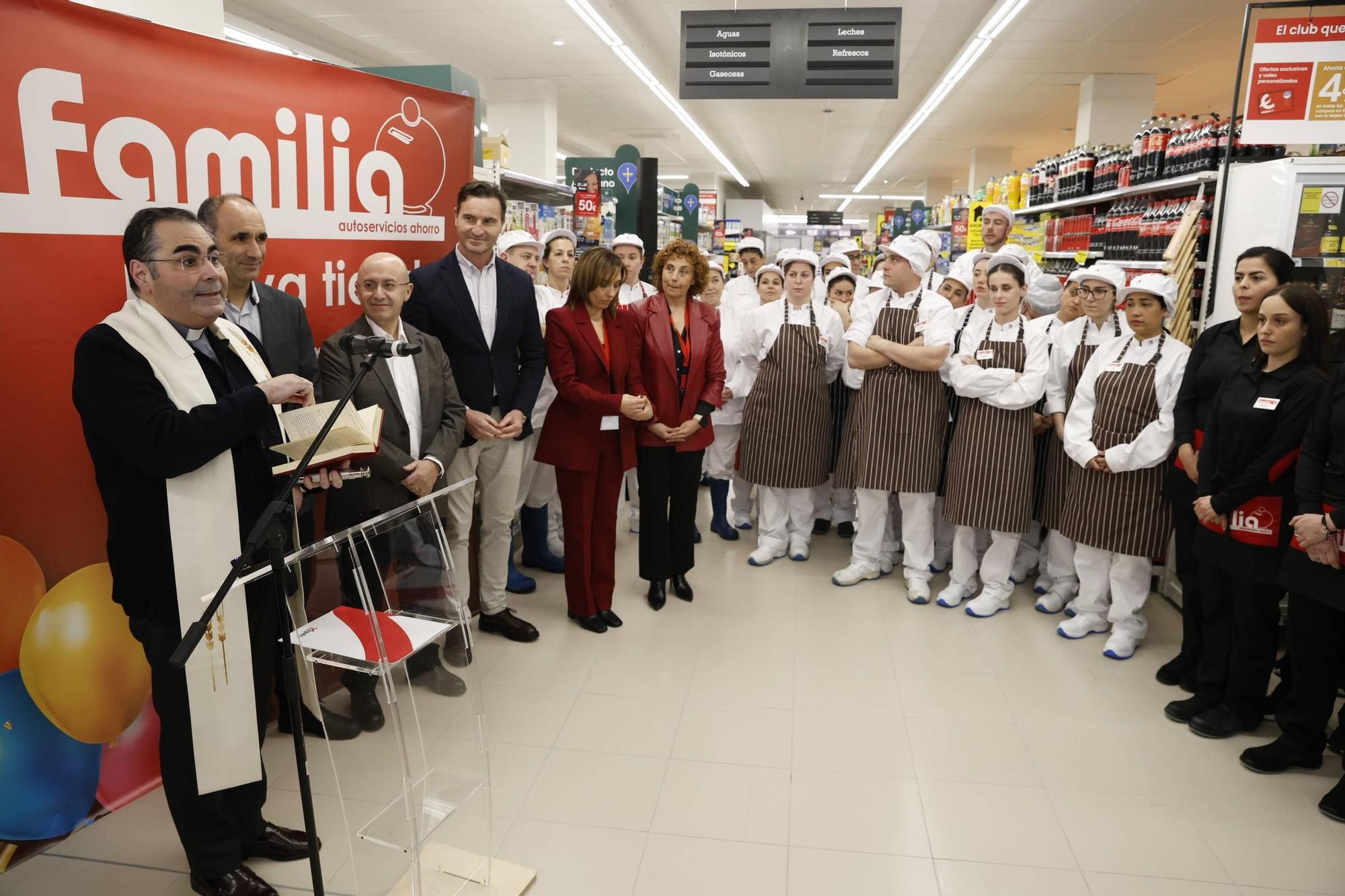Inauguración nuevo supermercado Familia en Gijón