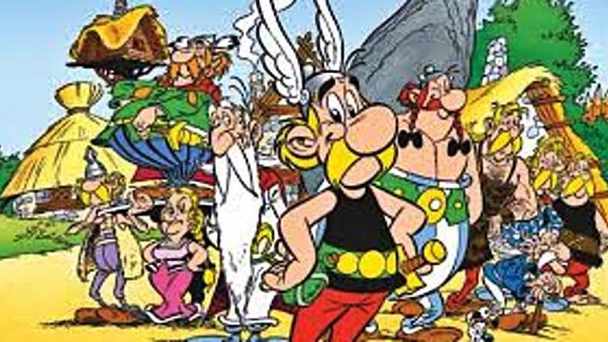 comiendo con astérix