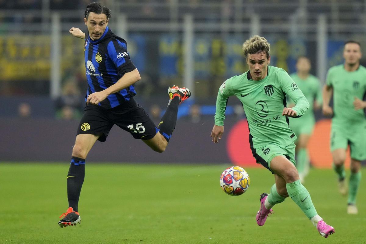 Inter de Milán - Atlético de Madrid: ida de octavos de Champions League, en imágenes