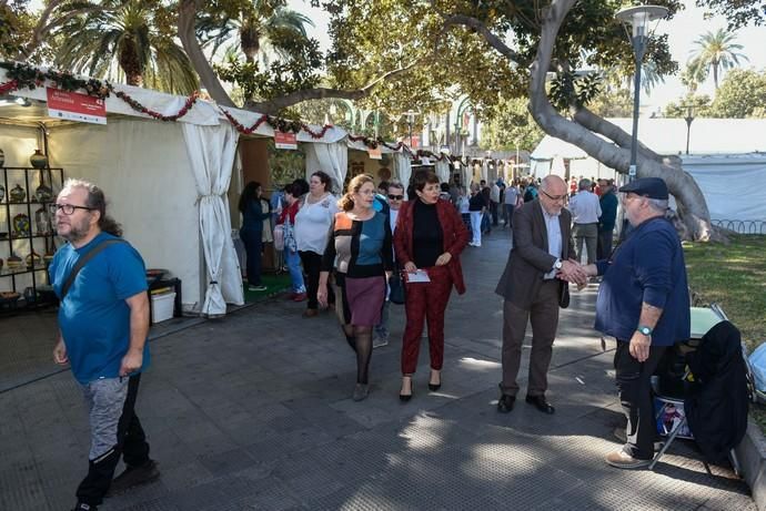 Inauguración de la Feria de Artesanía en San Telmo