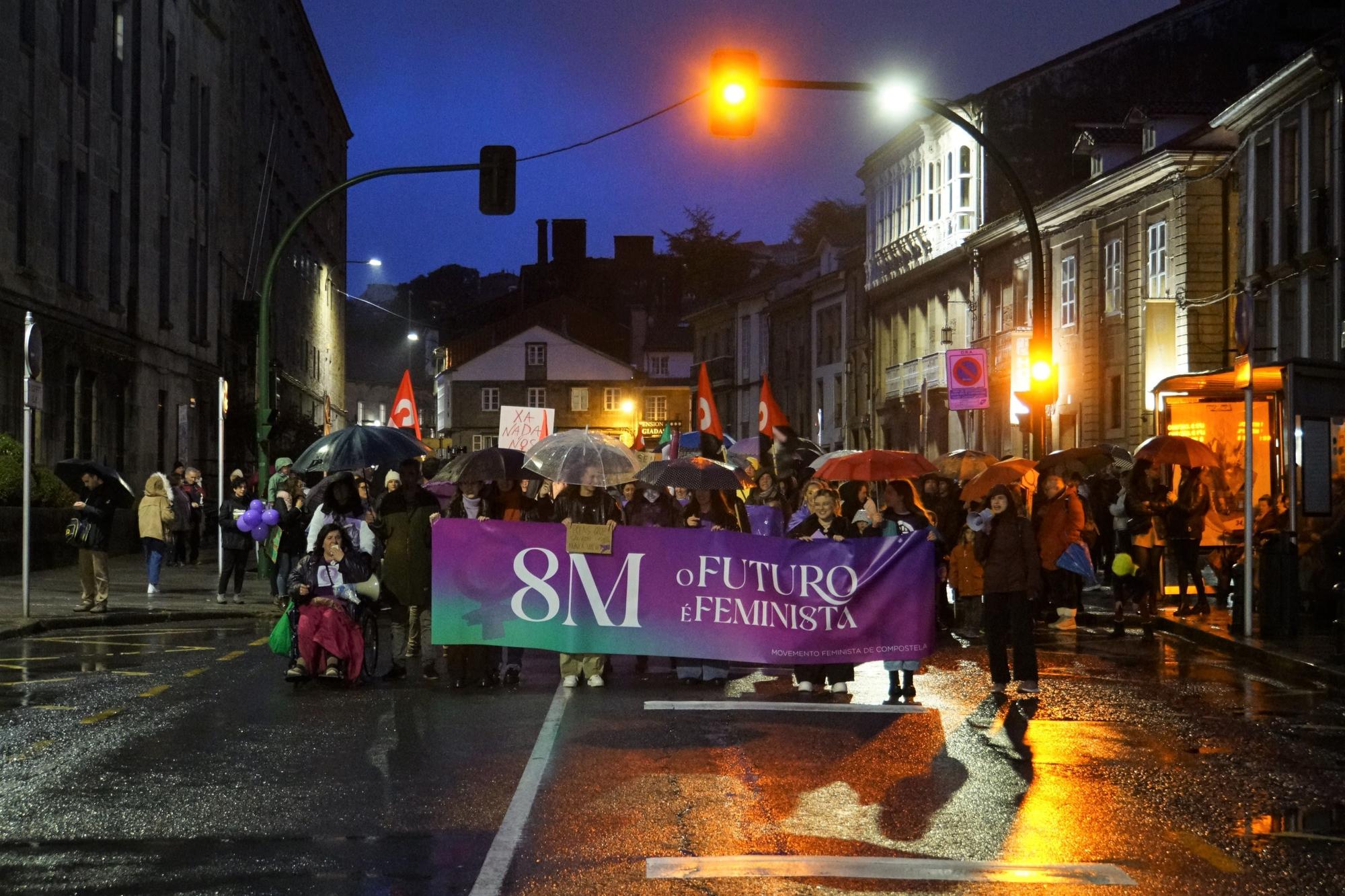 Manifestaciones 8M en Santiago de Compostela