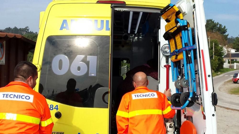 Un pescador resulta herido en la playa de Nerga