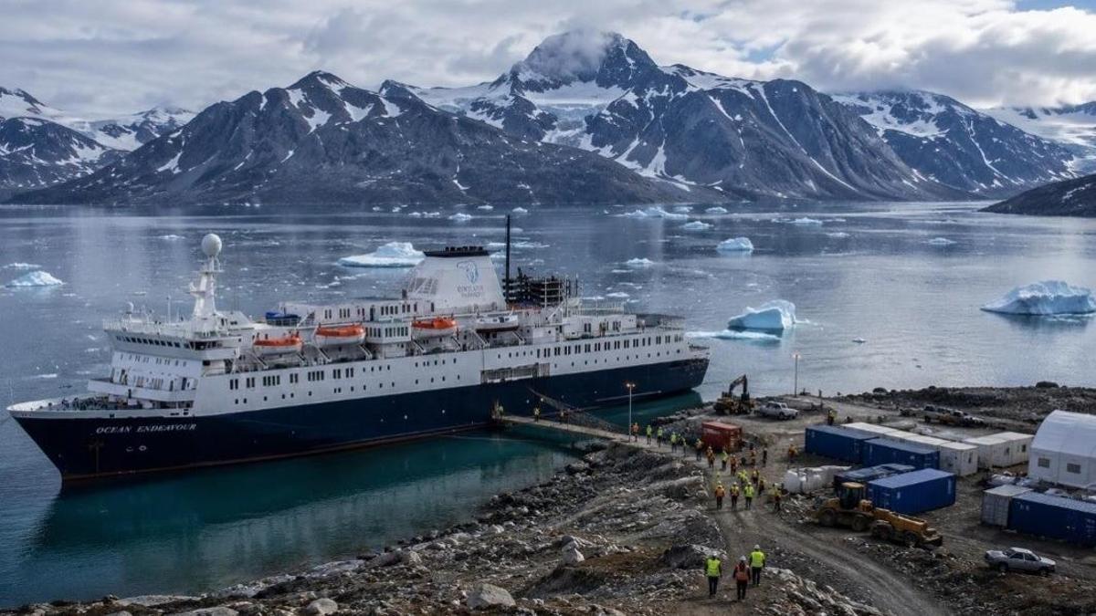 Metalships convierte un crucero en un buque hotel para 300 mineros de litio en Groenlandia