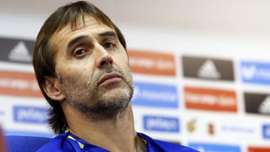 Lopetegui dará la lista de convocados.