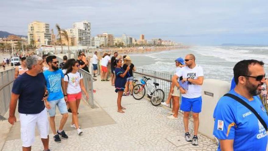 La playa de Gandia, primer destino turístico de la comarca.