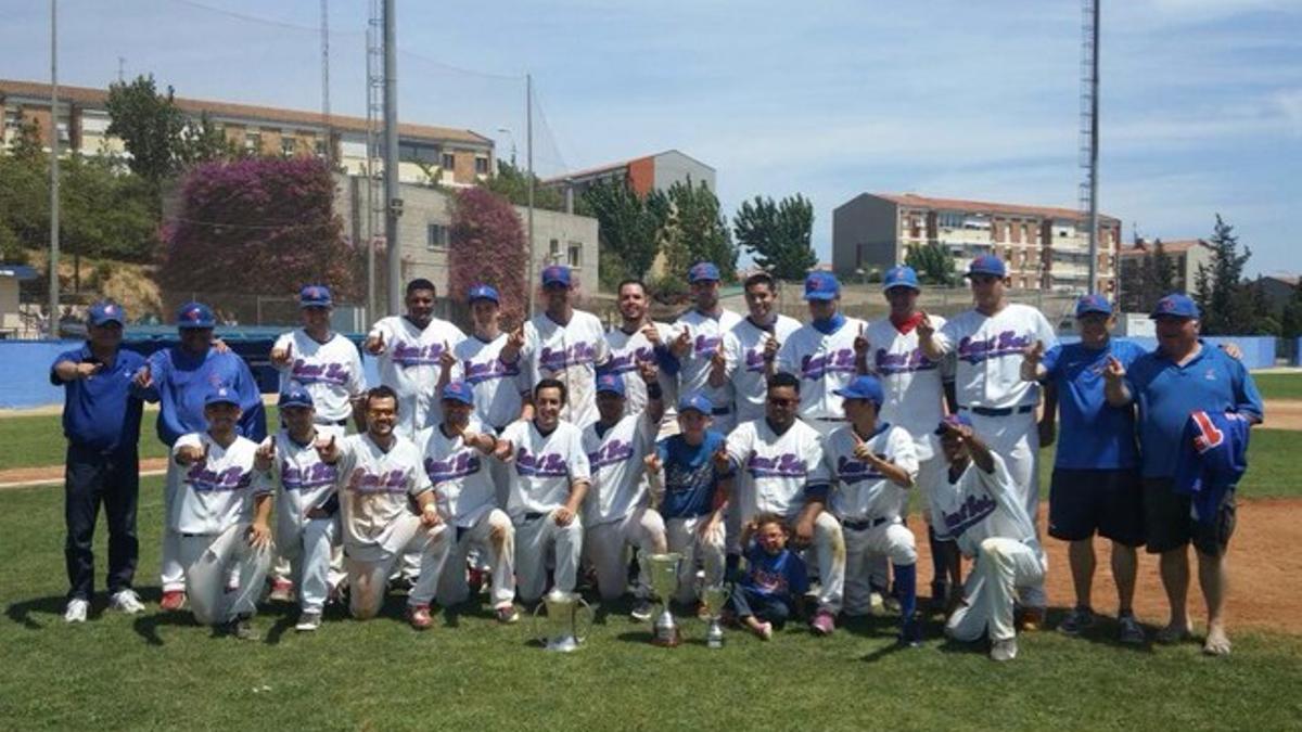 El equipo masculino del CBS Sant Boi, ganador de la Copa del Rey 2015.