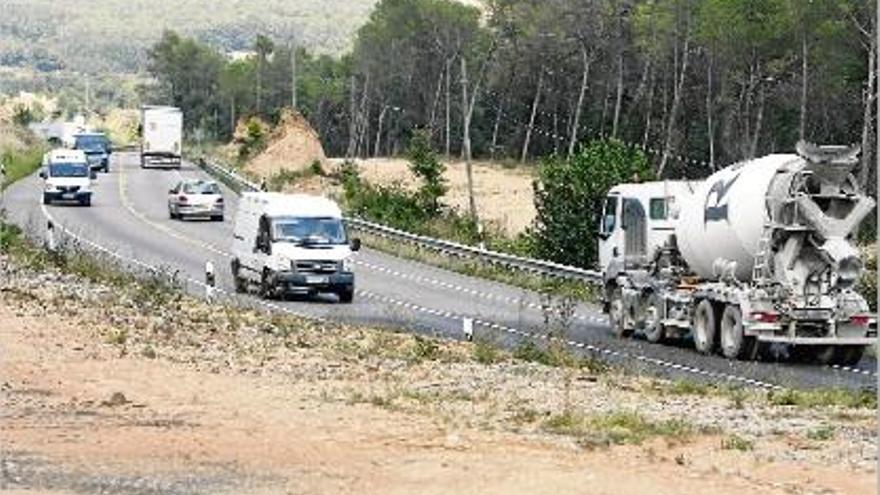 Les obres al tram Medinyà-Orriols de la N-II estan aturades des del juliol del 2010.