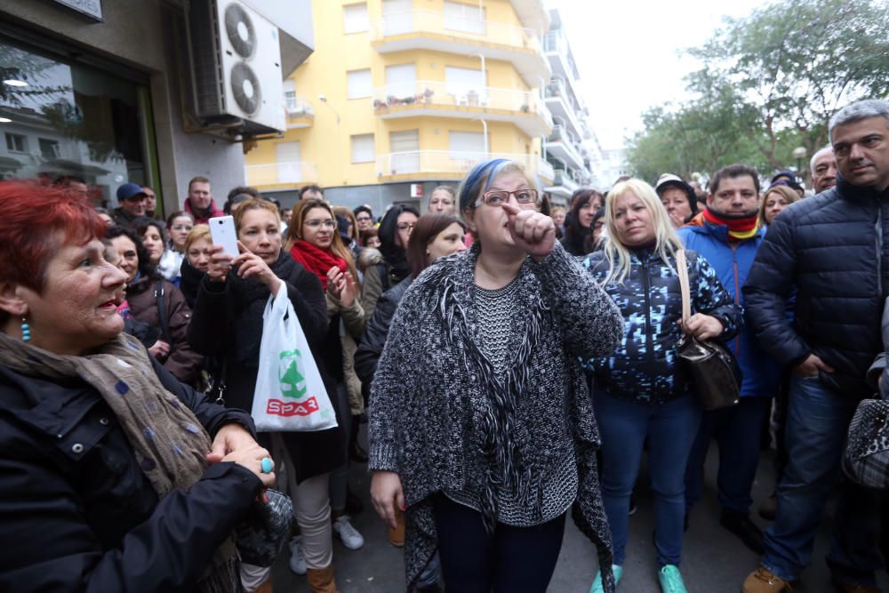 Manifestació per la nena morta de Blanes