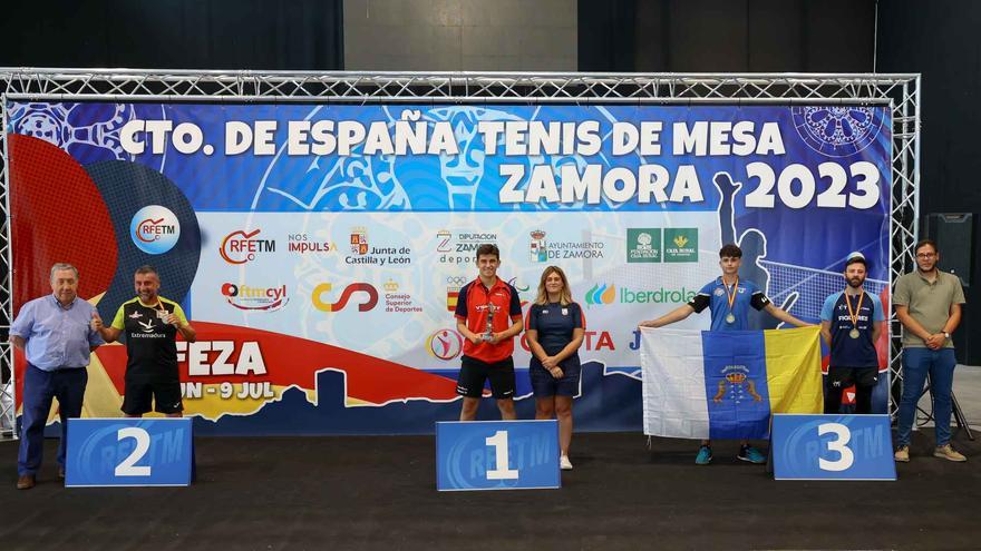 Los campeones nacionales de tenis de mesa con discapacidad física, protagonistas hoy en Zamora