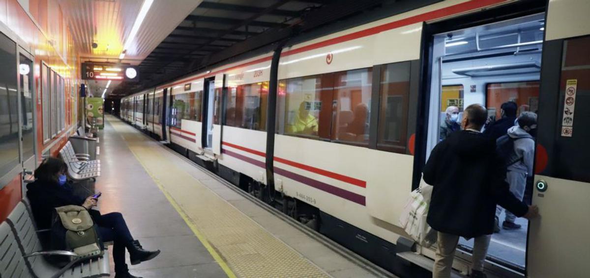 Una imagen del Cercanías de Málaga.