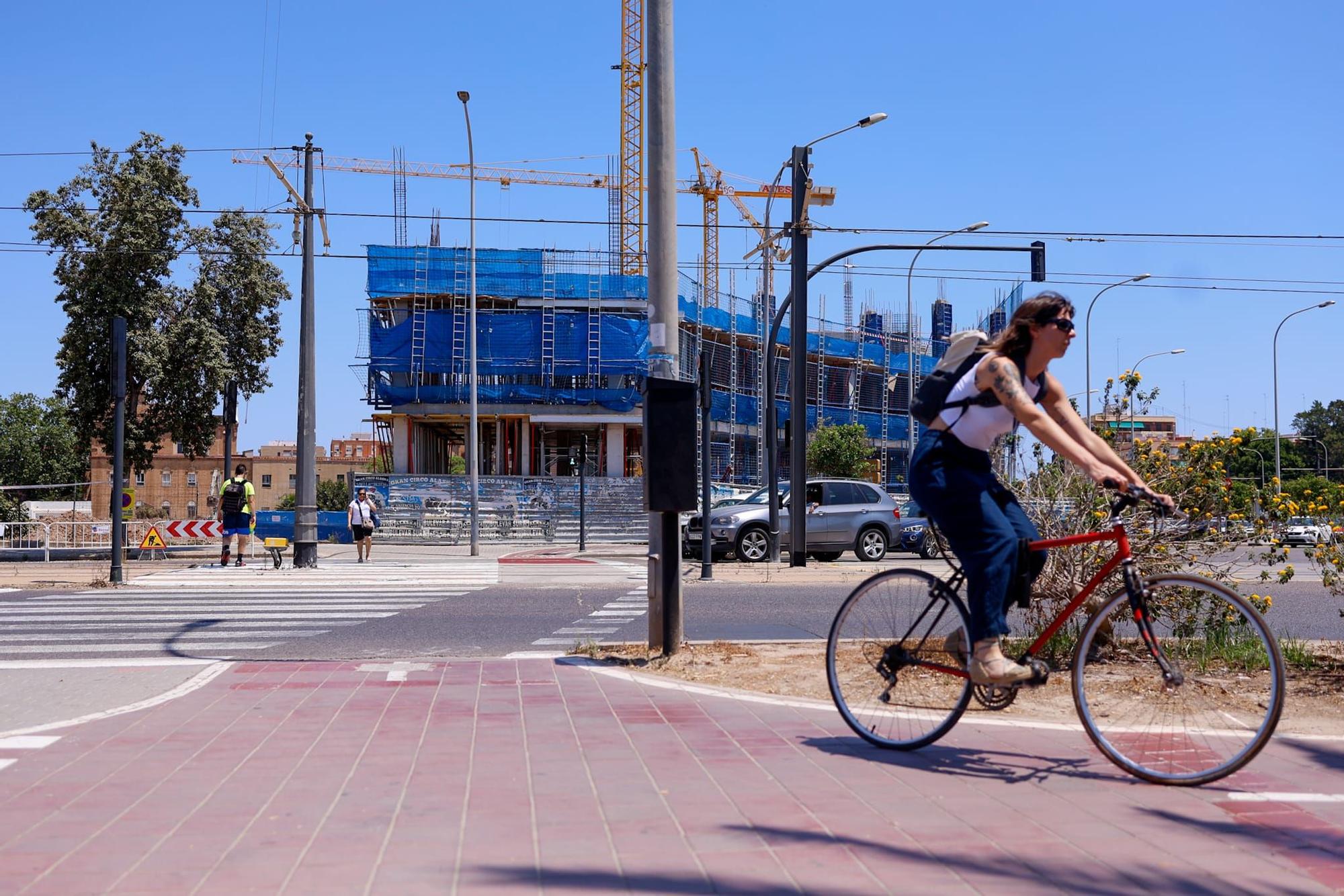 Así van las obras de la residencia de estudiantes en Tarongers