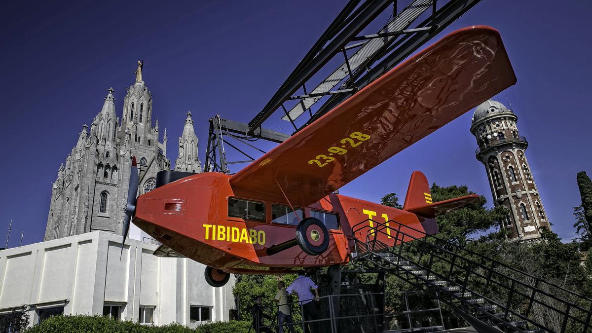 avión tibidabo