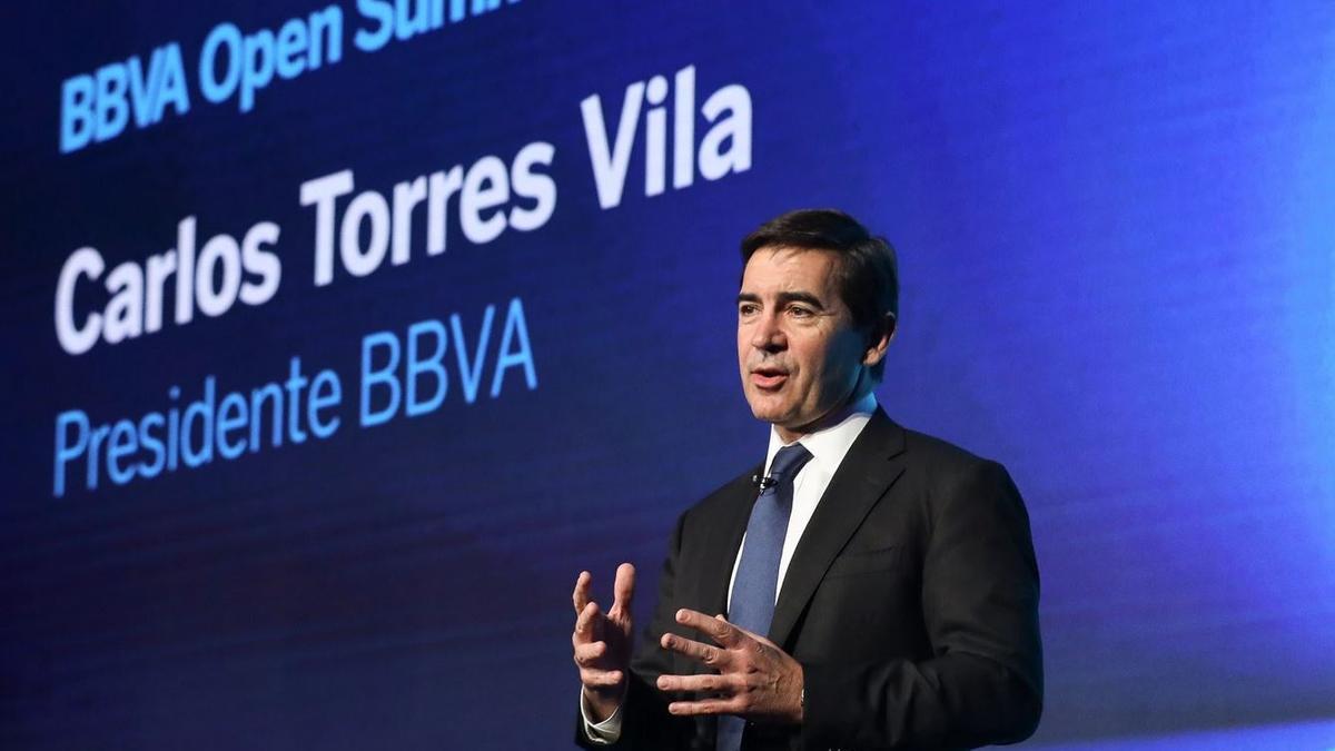 Carlos Torres Vila, presidente del BBVA, en el Open Summit 2022.