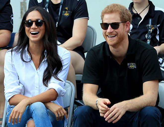 Meghan Markle y el príncipe Harry en los Invictus Games