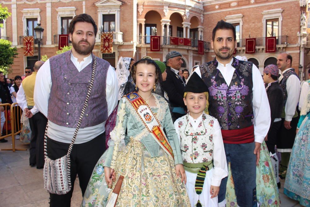 Falleras mayores 2019 en la Procesión de la Virgen