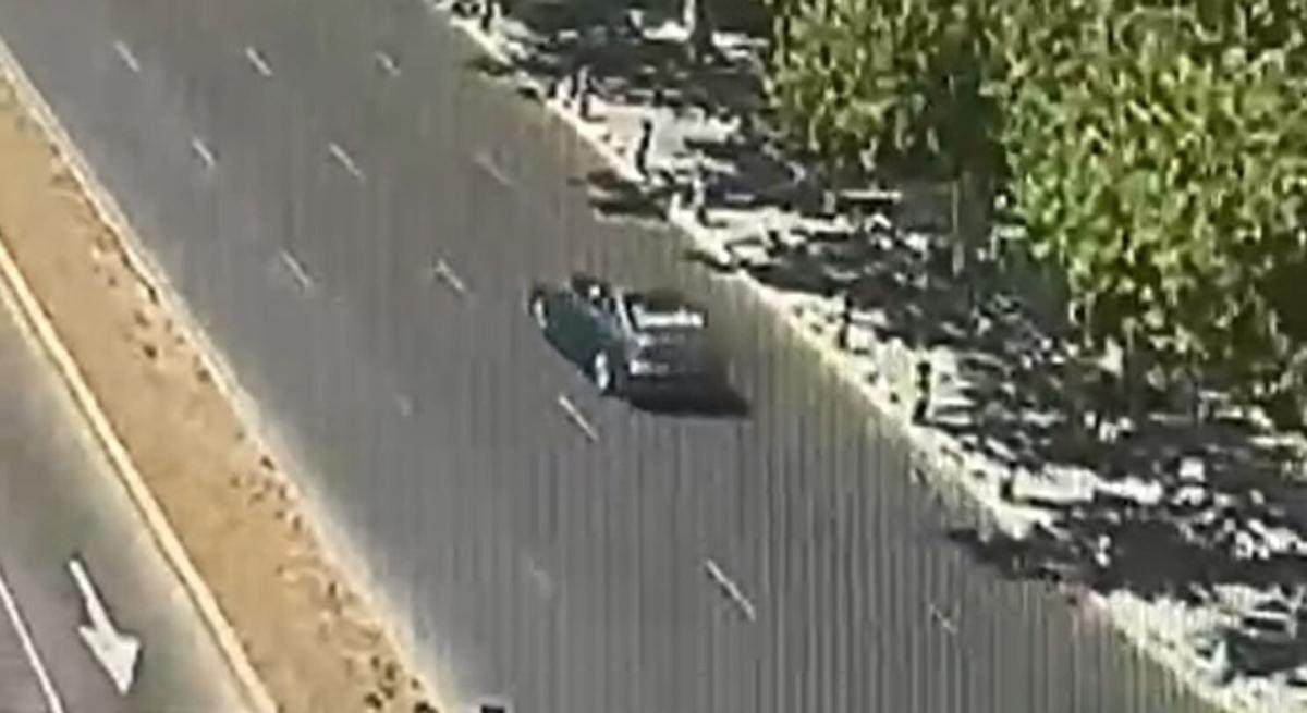 BMW que atropelló a un niño en la Ronda Nord