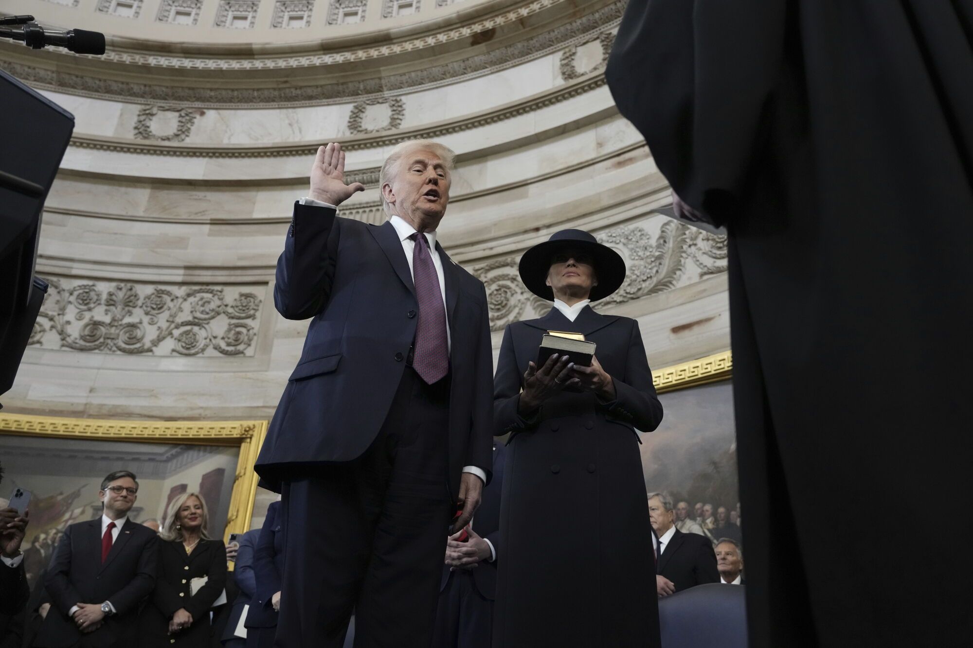 La investidura de Donald Trump, en fotos