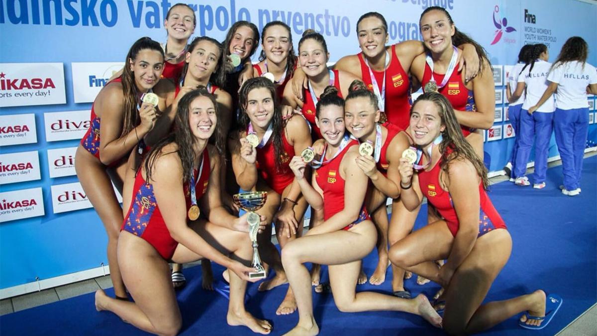 Selección femenina juvenil de Waterpolo Campeona del Mundo