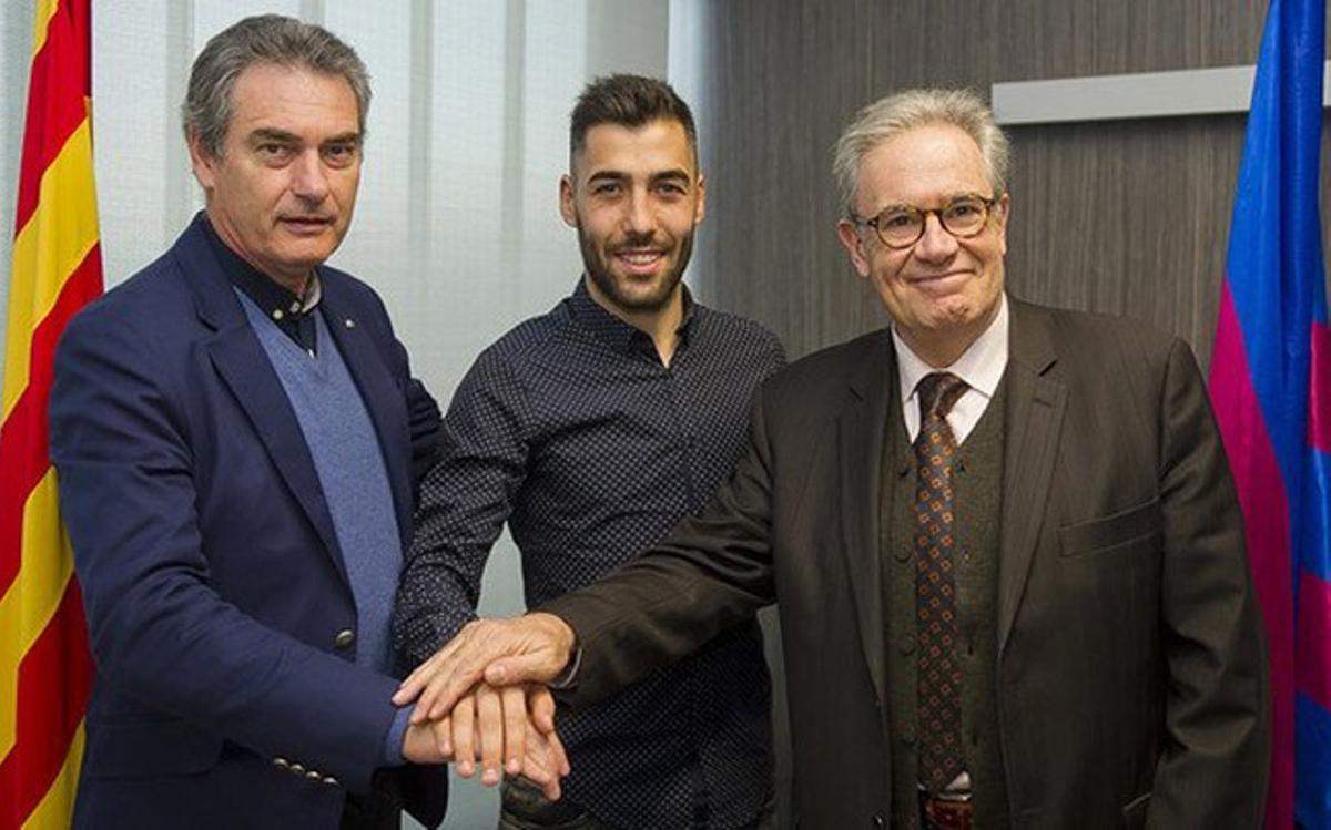 Alberto Perea, otro refuerzo para el Barça B barca sport.es