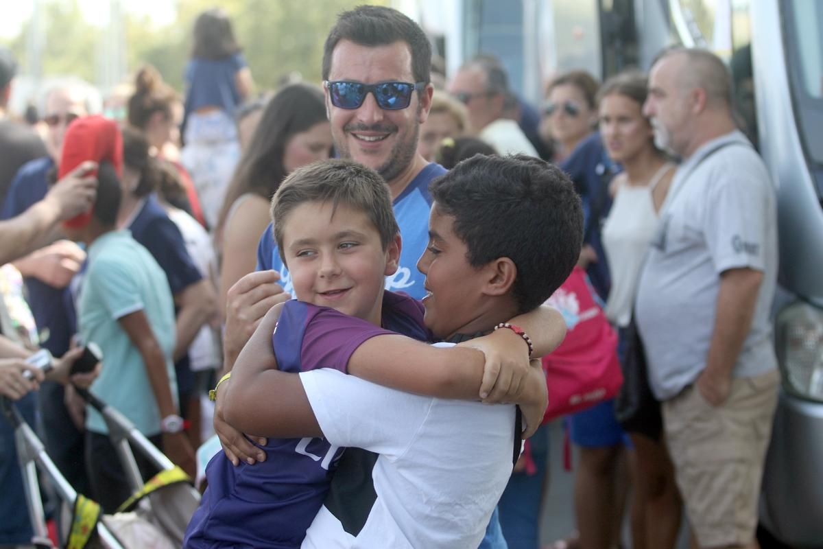 Despedida a los niños saharauis