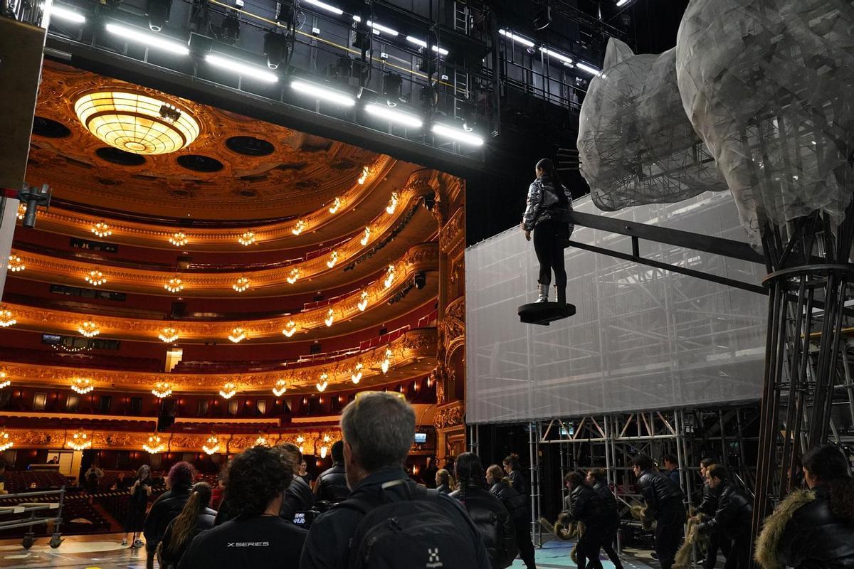 El Liceu estrena ‘La gata perduda’, en què han participat mil veïns del Raval