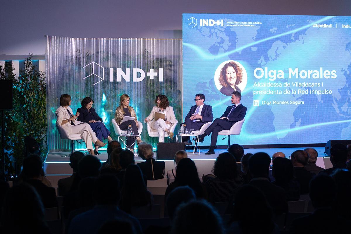 Mesa redonda celebrada durante la pasada edición del IND+I Day, en el edificio Cúbic de Viladecans.