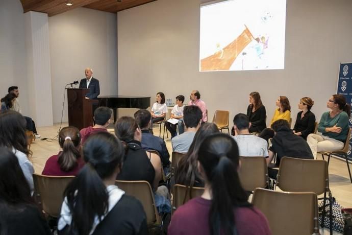 23.04.19. Las Palmas de Gran Canaria.  El presidente del Museo Canario, Diego López, presenta el libro   | 23/04/2019 | Fotógrafo: Quique Curbelo