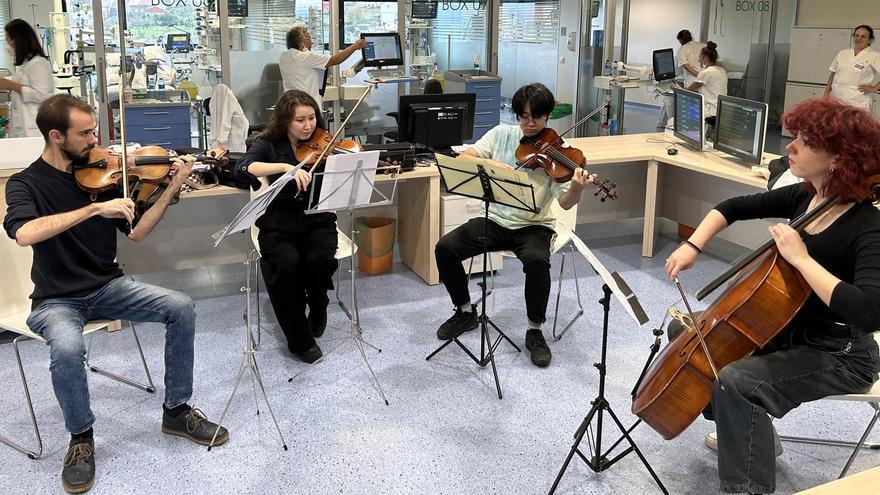 Música para mejorar la estancia en el hospital