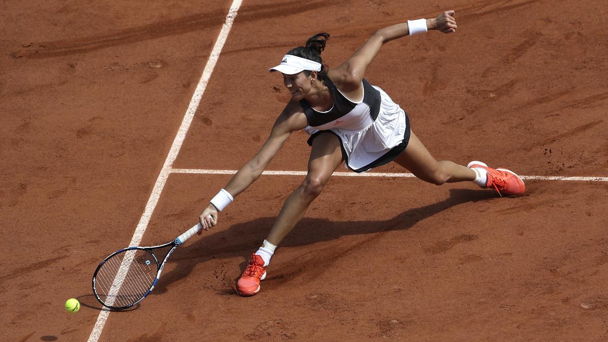 Garbiñe Muguruza, este viernes en París