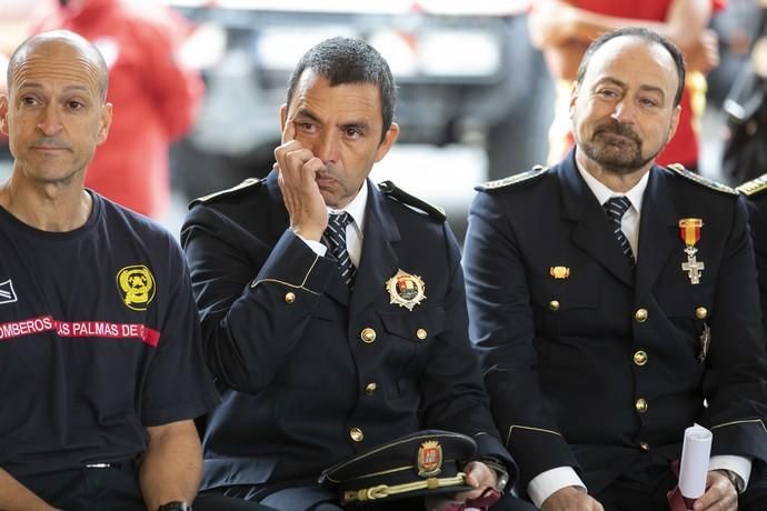 08.03.19. Las Palmas de Gran Canaria. Acto de entrega de Honores y Distinciones Bomberos de Las Palmas de GC. Foto Quique Curbelo