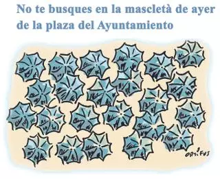 La viñeta de Ortifus: no te busques en la mascletà