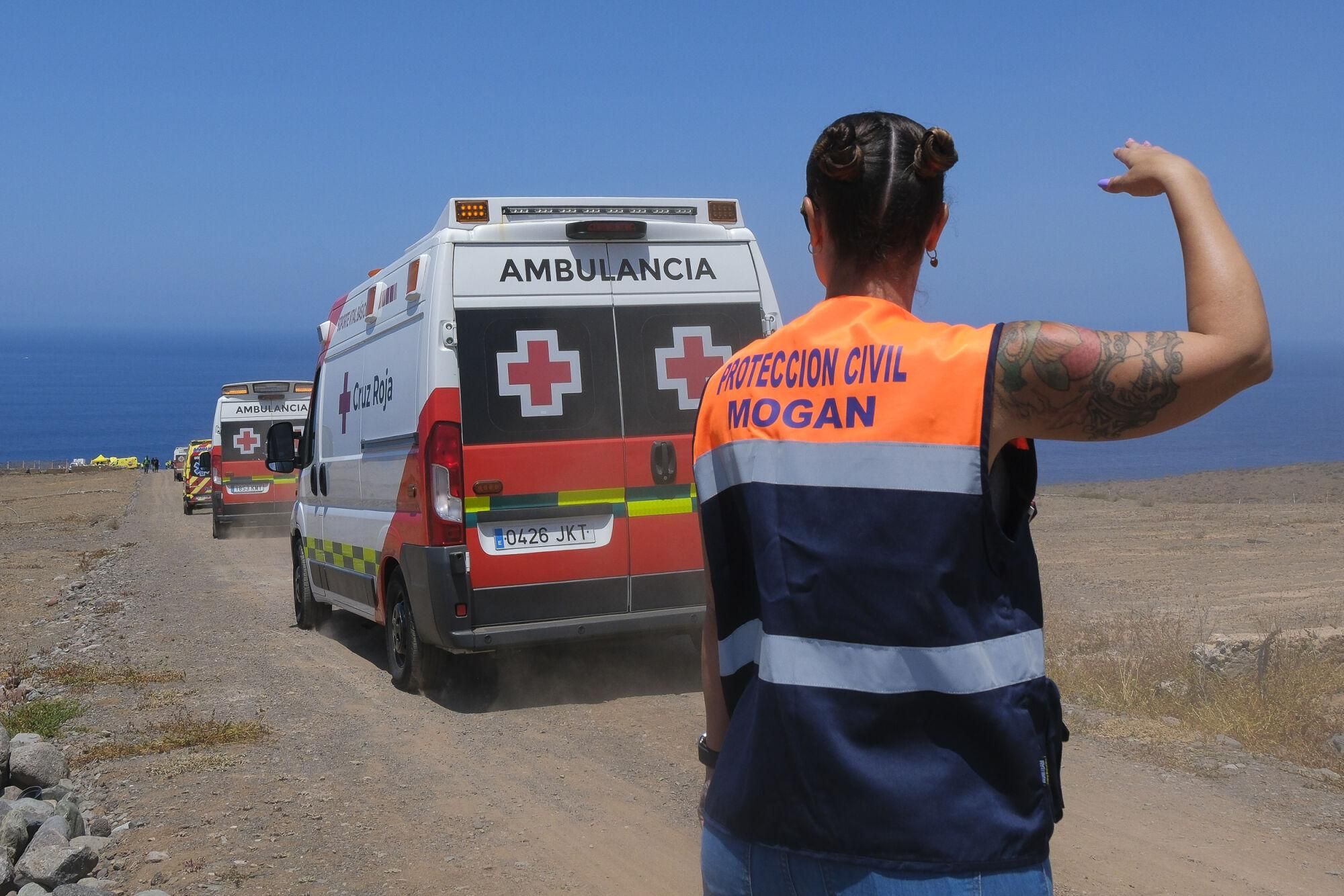 Ejercicio Canasar 2025: simulacro de accidente aéreo en Mogán