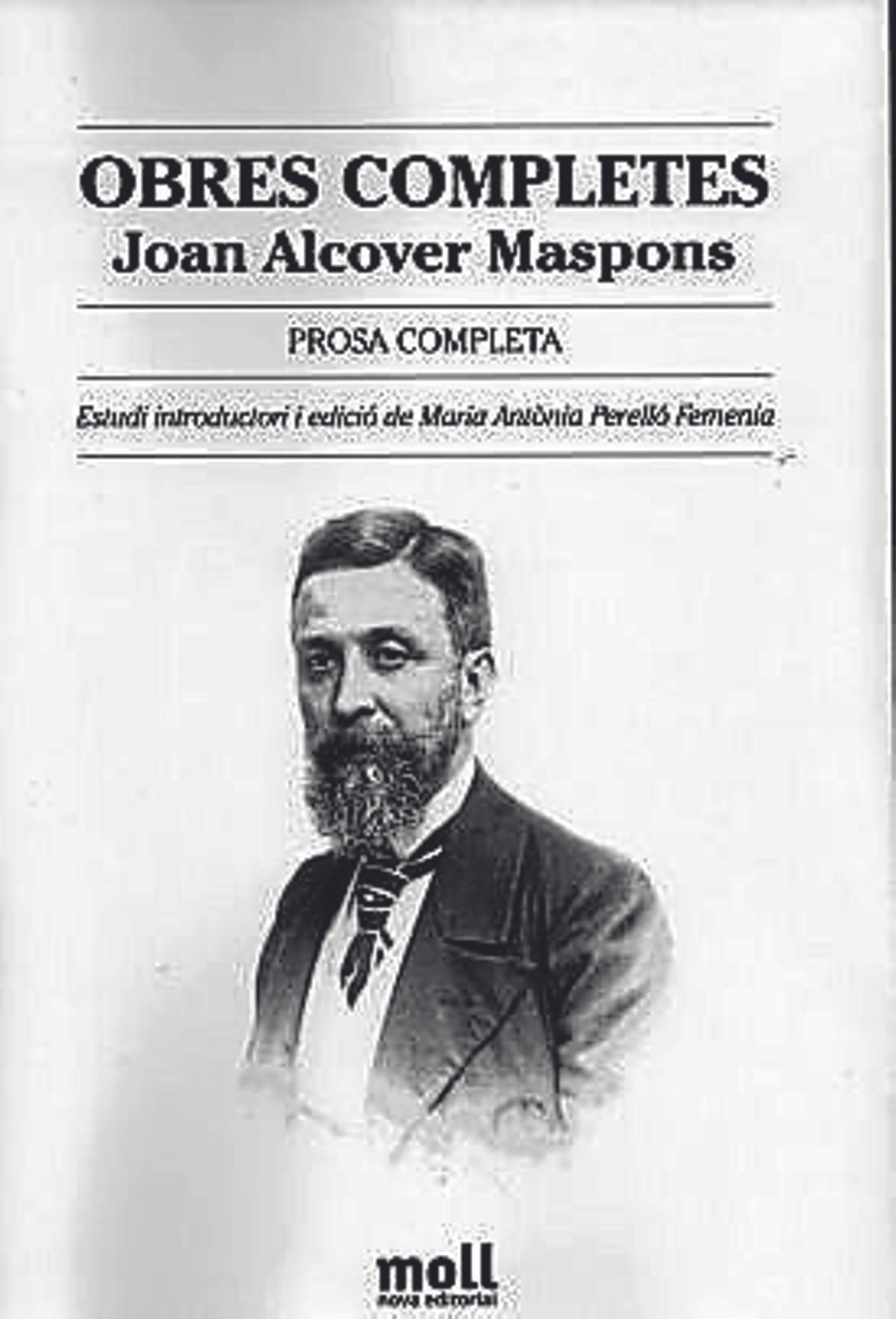 Prosa Completa, Joan Alcover, Nova Editorial Moll.