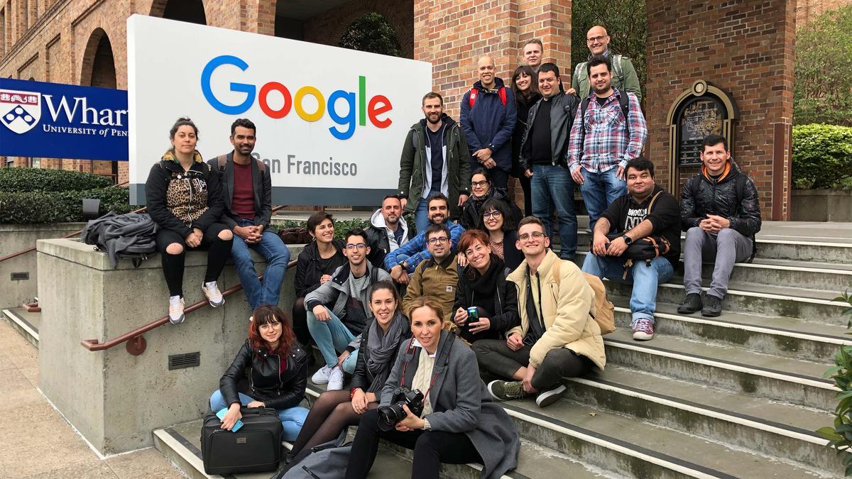 Estudiantes de Barreira A+D se forman en la sede de Google en Silicon Valley.
