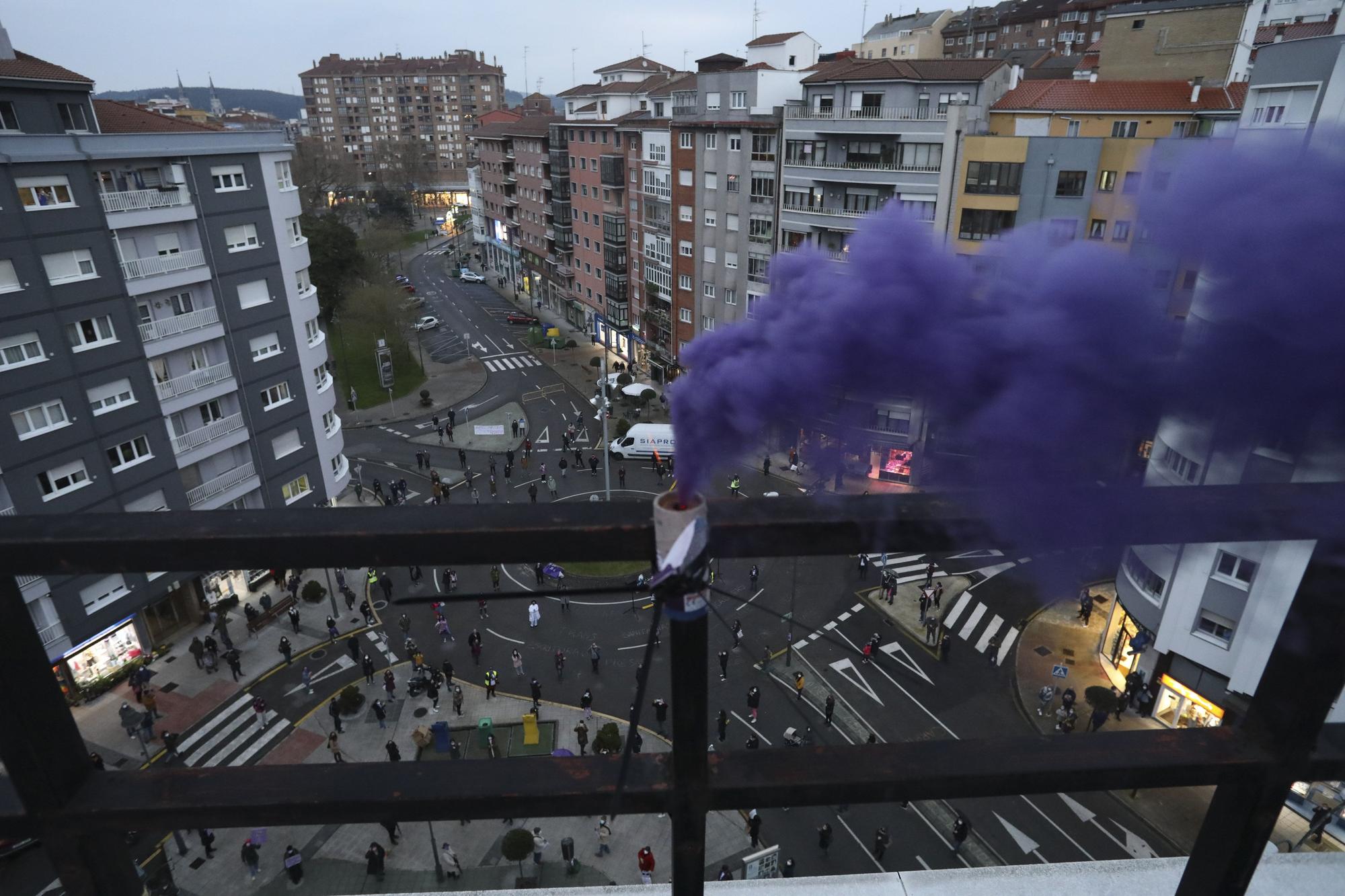 Manifestación del 8M en Avilés