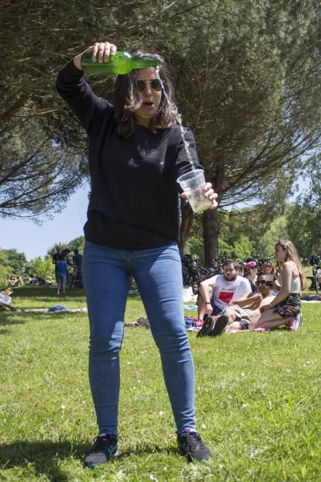 Martes de Campo en el parque de Invierno y Purificación Tomás