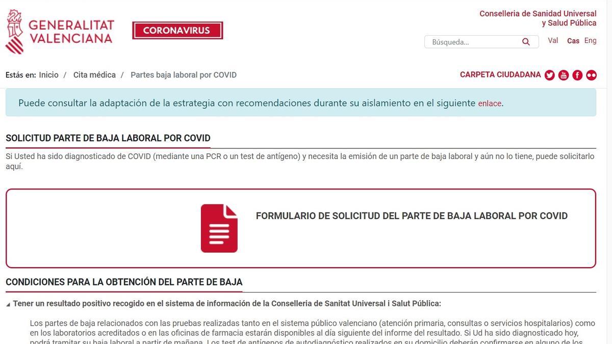 Cómo pedir la baja laboral si has dado positivo en un test y tienes coronavirus