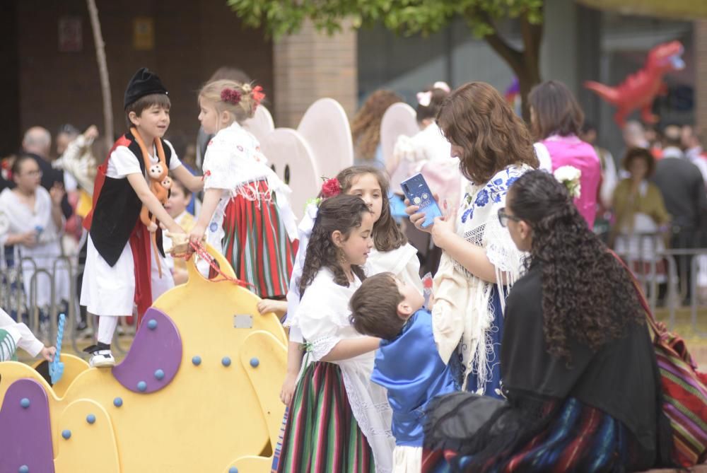 Ambiente en la plaza Mayor en el Bando
