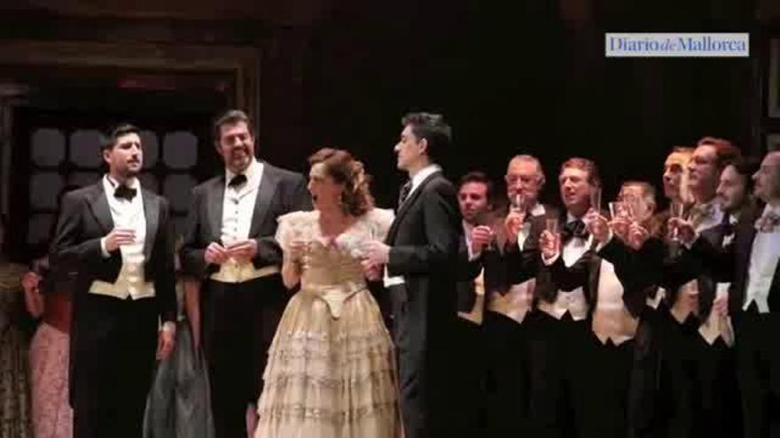 Ensayo general de la ópera La Traviata en el Teatre Principal de Palma