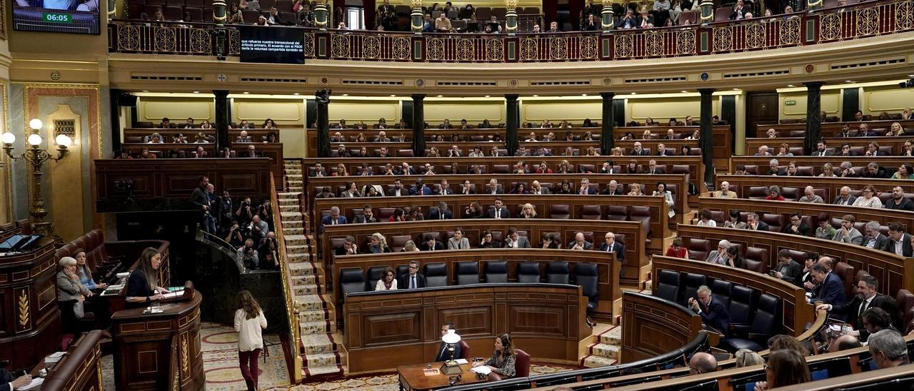 Sesión Plenaria extraordinaria en el Congreso de los Diputados por la Proposición de Ley Orgánica de amnistía para la Normalización institucional, política y social en Catalunya
