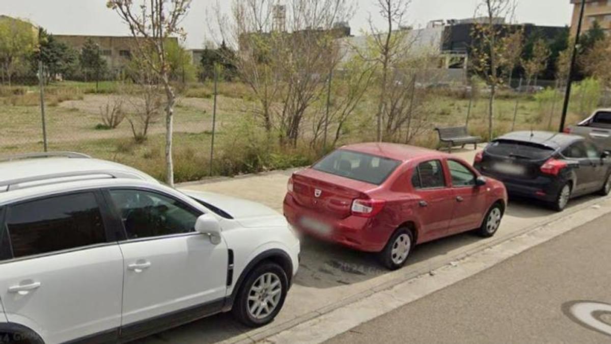 Parcela de la calle Luis Pinilla (Zaragoza) donde se levantarán 293 nuevas viviendas