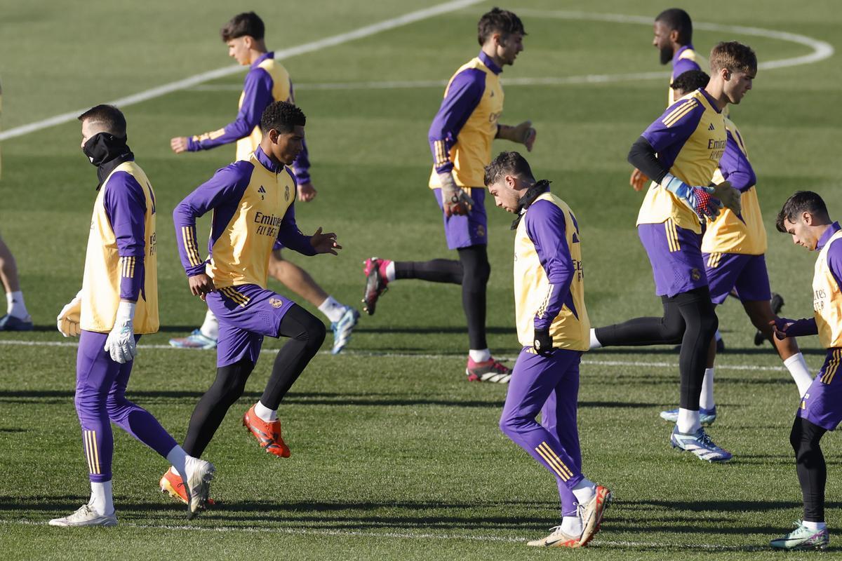 Entrenamiento Real Madrid