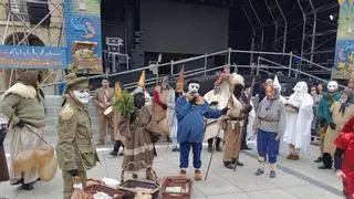Antroxu de hace un siglo en Avilés: personajes tradicionales, puya'l gochu y un jamón por 20.000 reales
