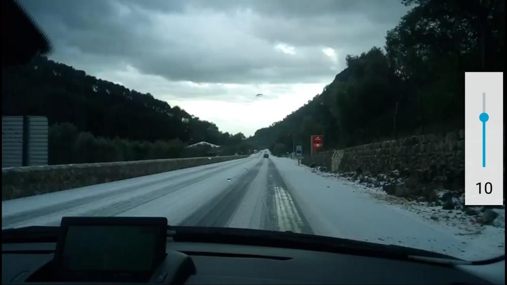 Der erste Schnee hat Mallorca in diesem Winter erreicht