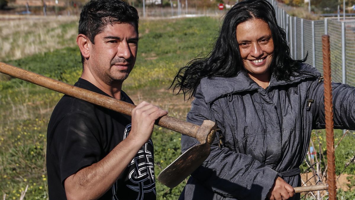 Henry Guevara y Karla Ramírez, en la ribera de Cáceres.