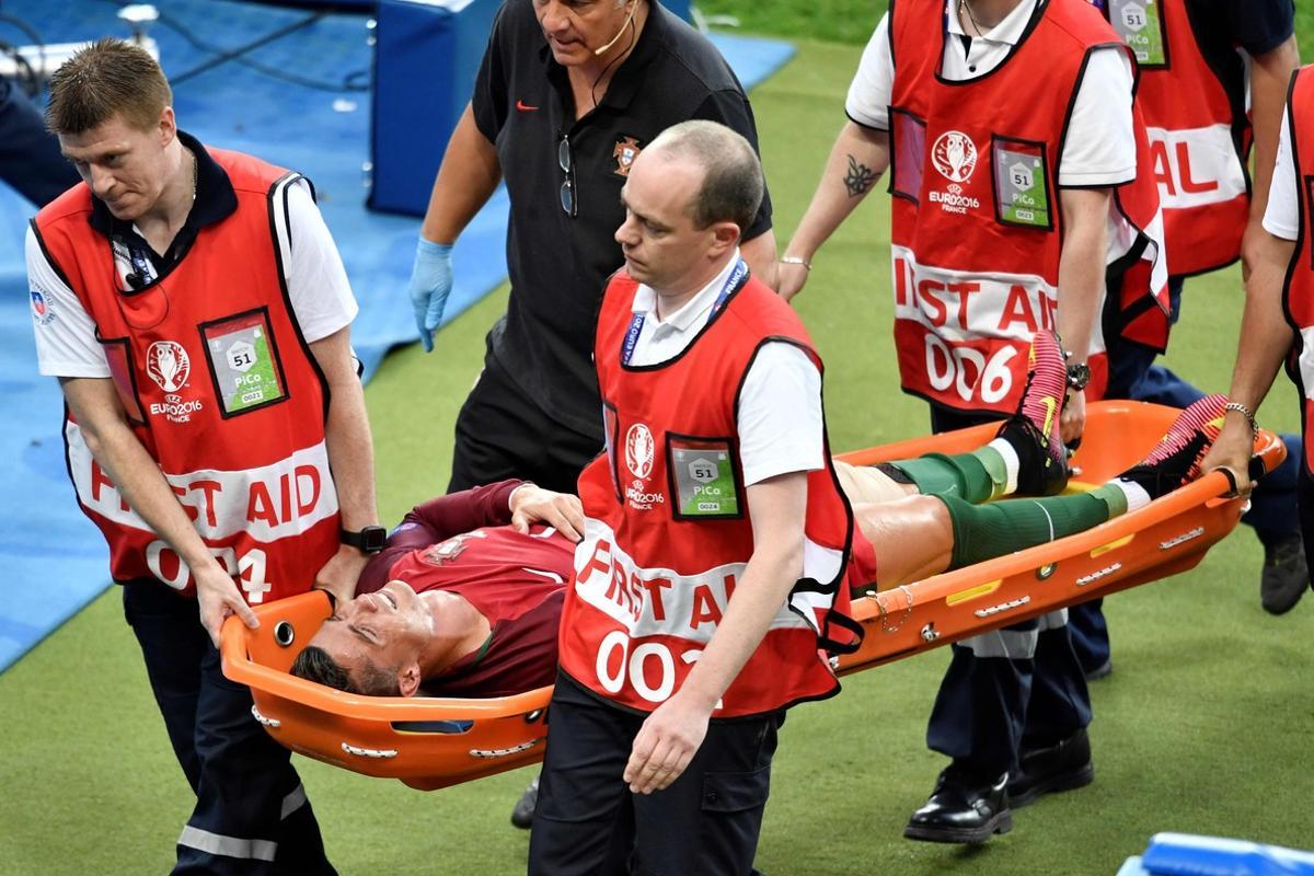 La lesión de Cristiano en imágenes