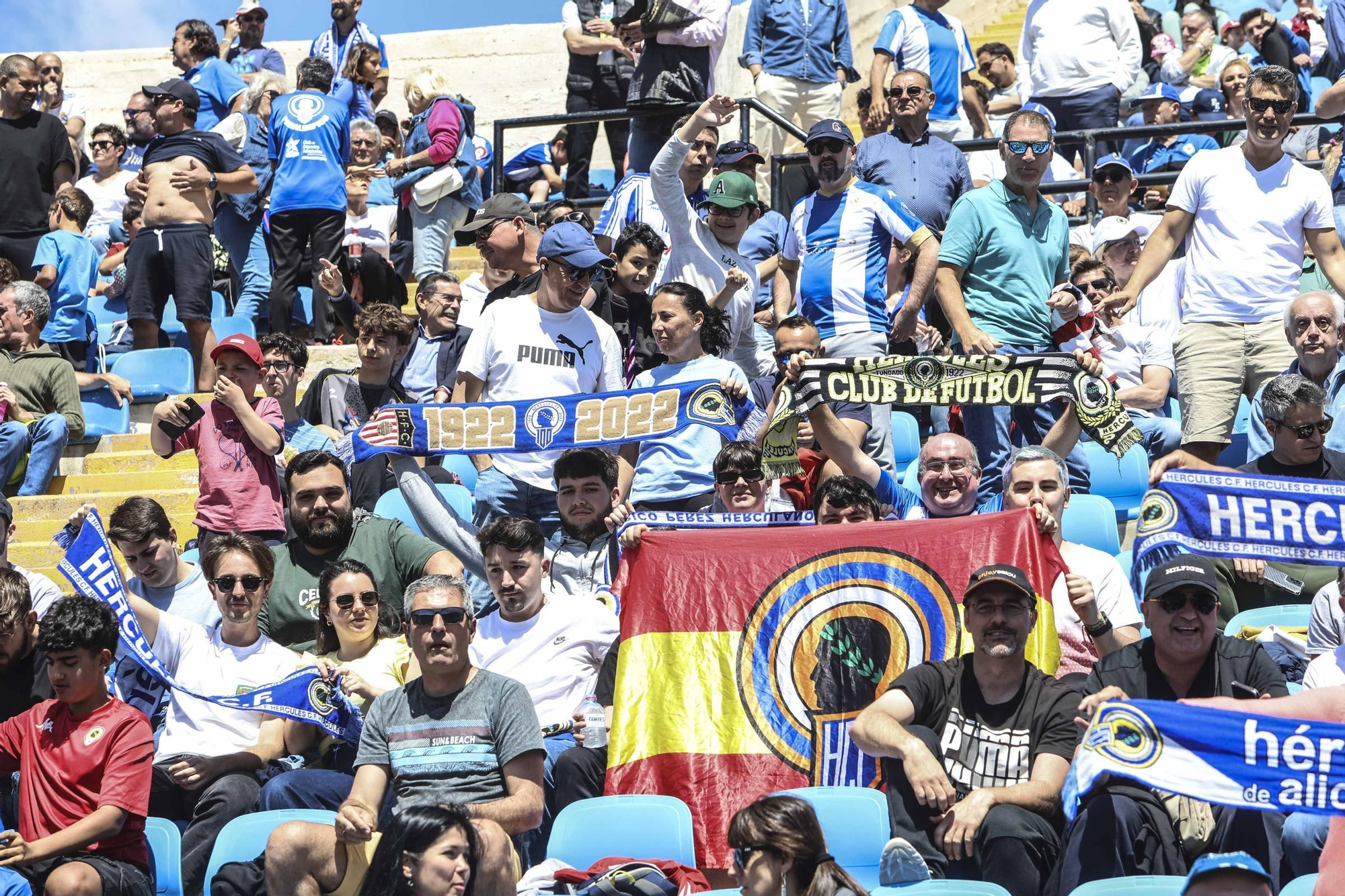 Las imágenes del Hércules CF- Peña Deportiva (5-1)